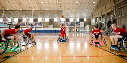 Adaptive basketball