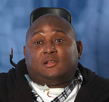 Maurice, injured in 1997 at age 24, quadriplegic