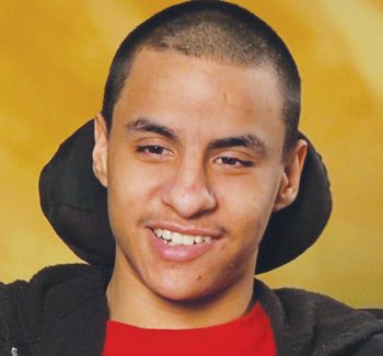 Joey, injured at age 13, quadriplegia