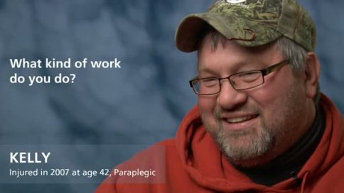 Kelly - paraplegia - what kind of work do you do