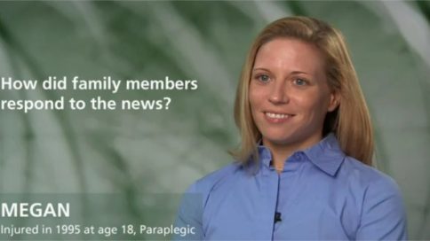 Megan - paraplegia - family members response