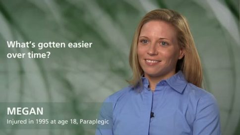 Megan - paraplegia - what has gotten easier over time